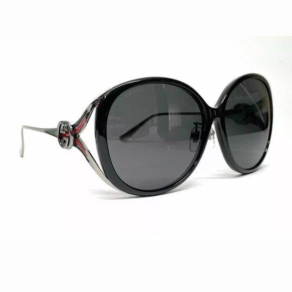 Gucci Women\'s Black Oval Sunglasses!